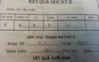 Từ 1/6, khoe bảng điểm của con trên Facebook là phạm luật