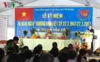 Kỷ niệm 70 năm ngày Thương binh Liệt sỹ và Đại lễ cầu siêu tại CHLB Đức