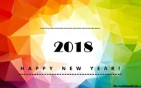 Bộ ảnh đẹp "Chúc mừng năm mới 2018" trên mạng xã hội