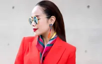 Diện đồ phong cách menswear, Hoa hậu Sella Trương siêu rực rỡ và sang chảnh