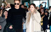 Kim Tae Hee và Bi Rain lần đầu xuất hiện sau đám cưới