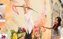 Tranh bích họa bừng sáng phố Phùng Hưng, Hà Nội