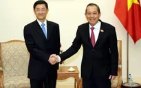 Phó Thủ tướng Trương Hòa Bình tiếp Thứ trưởng Bộ An ninh Trung Quốc