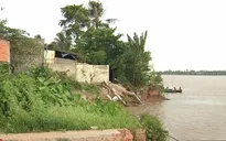 Đồng Tháp thiếu nơi di dời dân vùng sạt lở