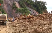 Sạt lở tuyến đường nối Nha Trang - Đà Lạt