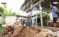 Đồng Tháp sẽ cưỡng chế di dời các hộ dân sống trong vùng sạt lở