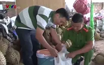 Kon Tum: Phát hiện hơn 1,2 tấn sầu riêng đang chuẩn bị ngâm chín bằng hóa chất