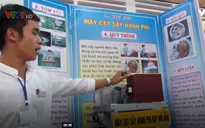Học sinh sáng chế máy cắt, sấy hành phi tự động