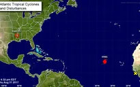 Siêu bão Irma hình thành trên Đại Tây Dương
