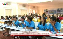 Trước giờ khai cuộc Giải bóng chuyền bãi biển nữ châu Á Tuần Châu 2017