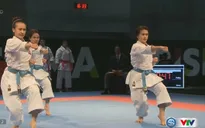 VIDEO SEA Games 29: ĐT Karatedo giành HCV kata đồng đội nữ