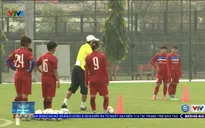ĐT nữ Việt Nam chuẩn bị cho trận đấu quan trọng gặp Myanmar