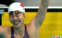 VIDEO SEA Games 29: Chiến thắng nội dung 50m ngửa, Ánh Viên lập cú đúp Vàng chỉ trong 15 phút