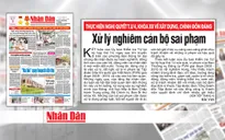 Không có "vùng cấm" trong công tác kiểm tra và kỷ luật Đảng