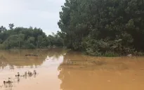 Nước sông Ngàn Sâu dâng cao, nhiều xã ở Hương Khê, Hà Tĩnh bị chia cắt
