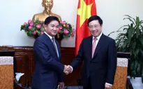 PTTg Phạm Bình Minh tiếp Bí thư BCH Trung ương Đoàn Thanh niên Lào