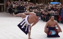 Nghi lễ chào năm mới của những võ sĩ Sumo Nhật Bản