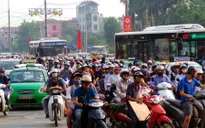 Làm gì khi tắc đường?