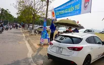 Trông xe miễn phí tại Phủ Tây Hồ