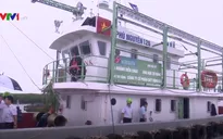 Bàn giao tàu vỏ thép phục vụ hậu cần nghề cá