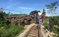 Đường sắt Bắc Nam đã thông tuyến sau vụ tai nạn tại Quảng Bình