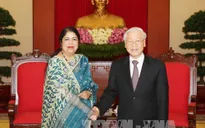 Tổng Bí thư tiếp Chủ tịch Quốc hội Bangladesh