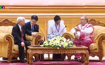 Tổng Bí thư hội kiến Chủ tịch Quốc hội Myanmar