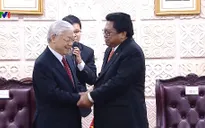 Tổng Bí thư Nguyễn Phú Trọng hội kiến với Chủ tịch Hội đồng đại biểu địa phương Indonesia