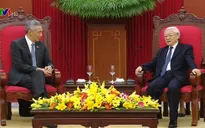 Tổng Bí thư tiếp Thủ tướng Singapore
