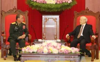 Tổng Bí thư tiếp đoàn đại biểu Quân đội nhân dân Lào