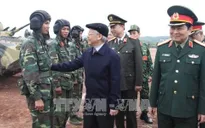 Tổng Bí thư kiểm tra công tác huấn luyện, sẵn sàng chiến đấu của quân đội