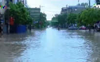 Mưa lớn gây ngập nặng tại Thái Nguyên