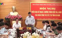 Kiểm tra phòng chống tham nhũng tại Hà Nam