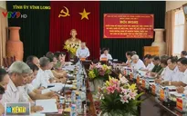 Tổng Thanh tra Chính phủ làm việc tại Vĩnh Long
