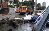 TP.HCM: Thi công metro làm vỡ ống cấp nước sinh hoạt