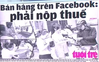 Nan giải bài toán thu thuế bán hàng online