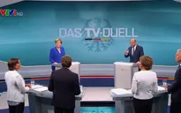 Thủ tướng Merkel chiến thắng áp đảo khi tranh luận trên truyền hình
