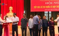 Phó Thủ tướng Vương Đình Huệ tiếp xúc cử tri Hà Tĩnh