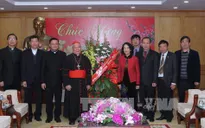 Tổng Giáo phận Hà Nội thăm, chúc Tết Ban Dân vận Trung ương