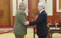 Tổng Bí thư tiếp Bộ trưởng Bộ các Lực lượng vũ trang Cách mạng Cuba