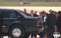 Những hình ảnh đầu tiên của Tổng thống Mỹ Donald Trump tại Việt Nam