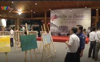 Vẽ tranh ủng hộ đồng bào vùng lũ