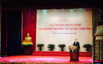 Chủ tịch nước trao Giải thưởng Hồ Chí Minh về văn học, nghệ thuật