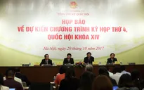 Kỳ họp thứ 4, Quốc hội khóa XIV: Sẽ phê chuẩn việc bổ nhiệm đối với một số chức danh
