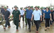 Thủ tướng hủy họp, đi thị sát, chỉ đạo phòng chống lụt bão tại Ninh Bình