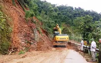 Sạt lở nghiêm trọng trên tuyến Quốc lộ 3B đoạn qua Bắc Kạn