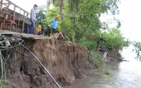 Sạt lở gần sát Quốc lộ 30, Đồng Tháp