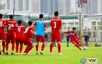 ẢNH: ĐT Việt Nam tích cực luyện tập chờ ngày tái đấu ĐT Afghanistan