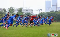 VIDEO: ĐT Việt Nam tập luyện cho trận gặp ĐT Afghanistan với đầy đủ quân số