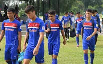 VIDEO: ĐT U22 Việt Nam tập buổi đầu tiên tại Malaysia